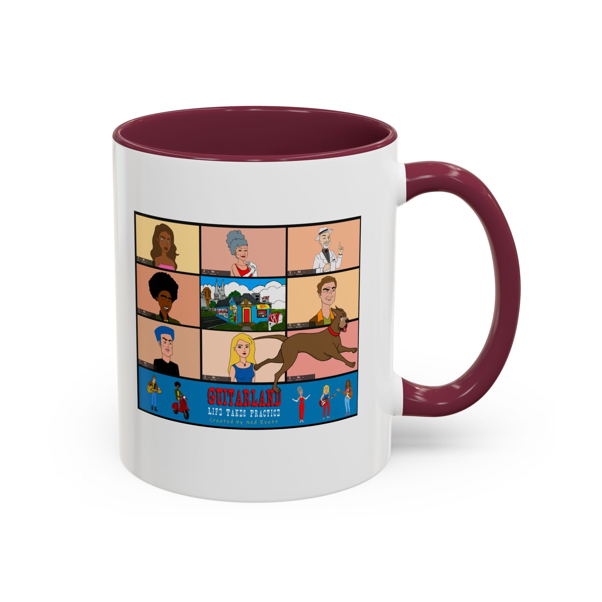 Guitarland Animated Series Coffee Mug (11oz/15oz)