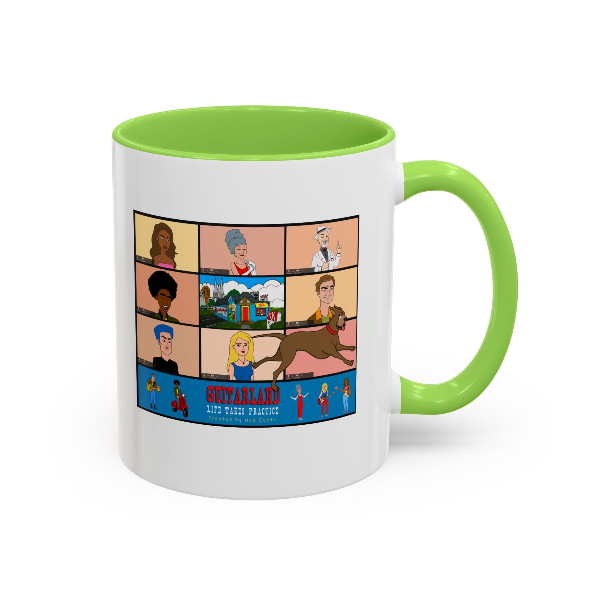 Guitarland Animated Series Coffee Mug (11oz/15oz)