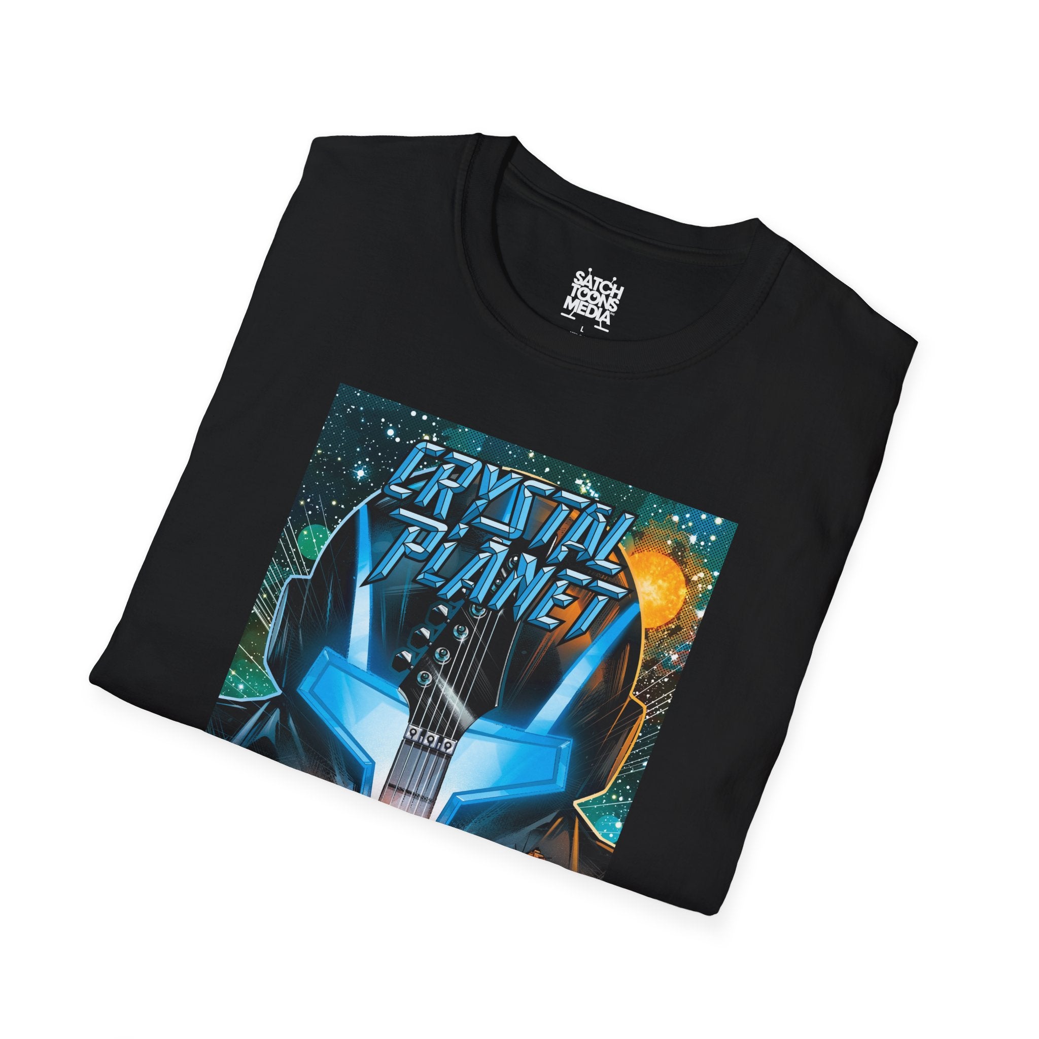 Crystal Planet Red Shift Riders Sci‑Fi Graphic T-Shirt