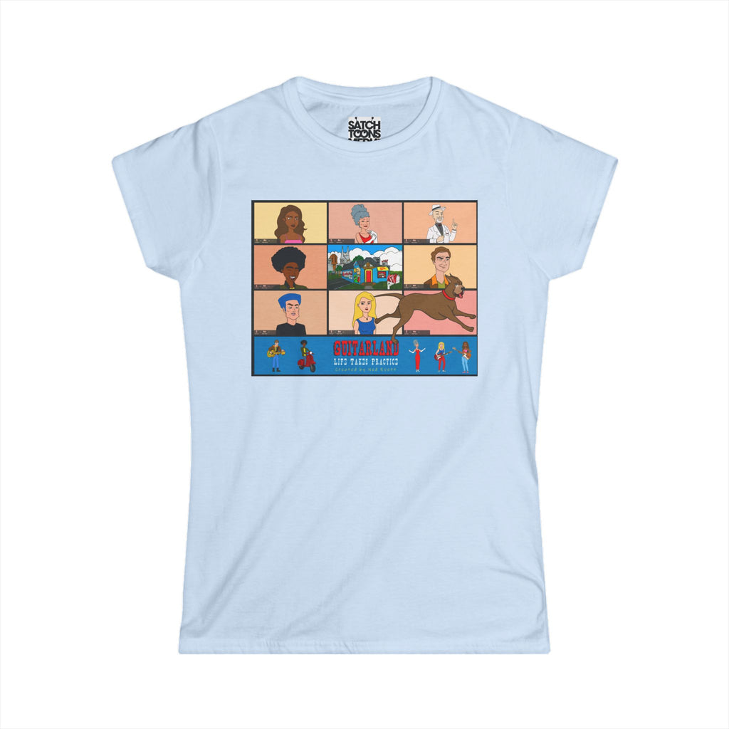 T‑Shirt — Colorful Guitarland Animated Series Tshirt