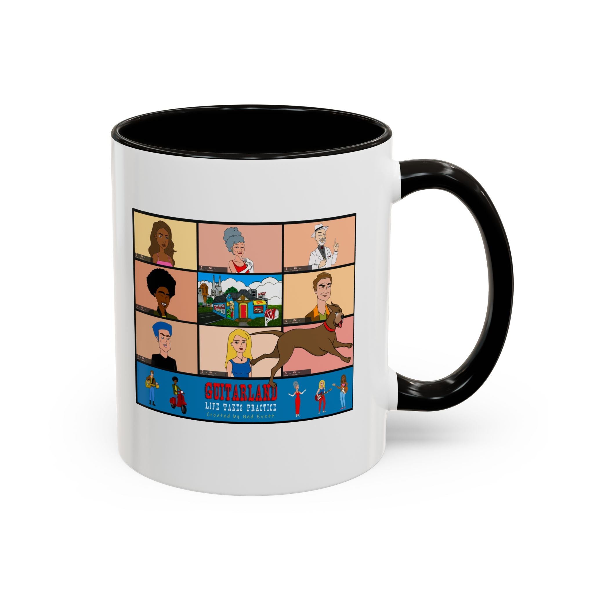 Guitarland Animated Series Coffee Mug (11oz/15oz)