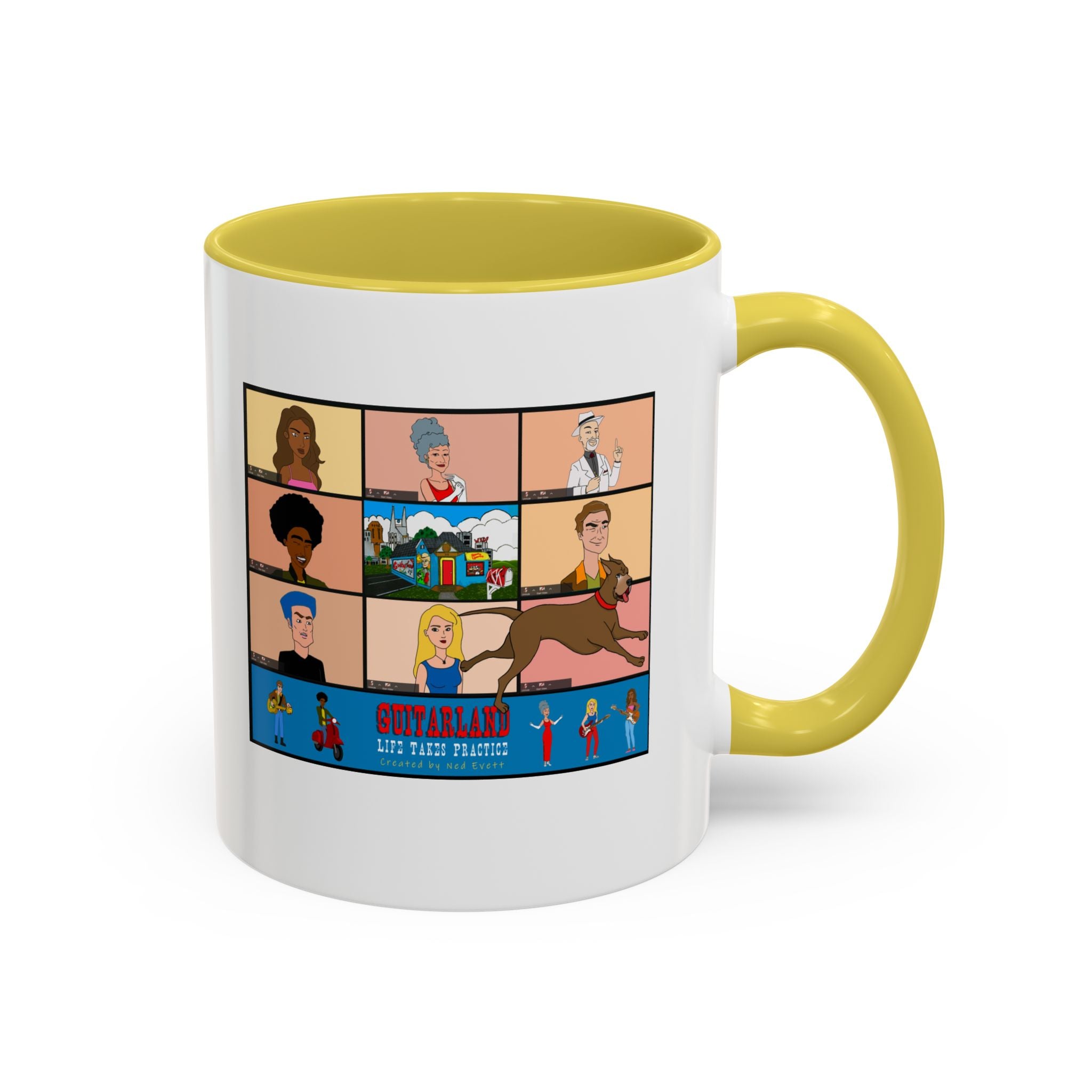 Guitarland Animated Series Coffee Mug (11oz/15oz)